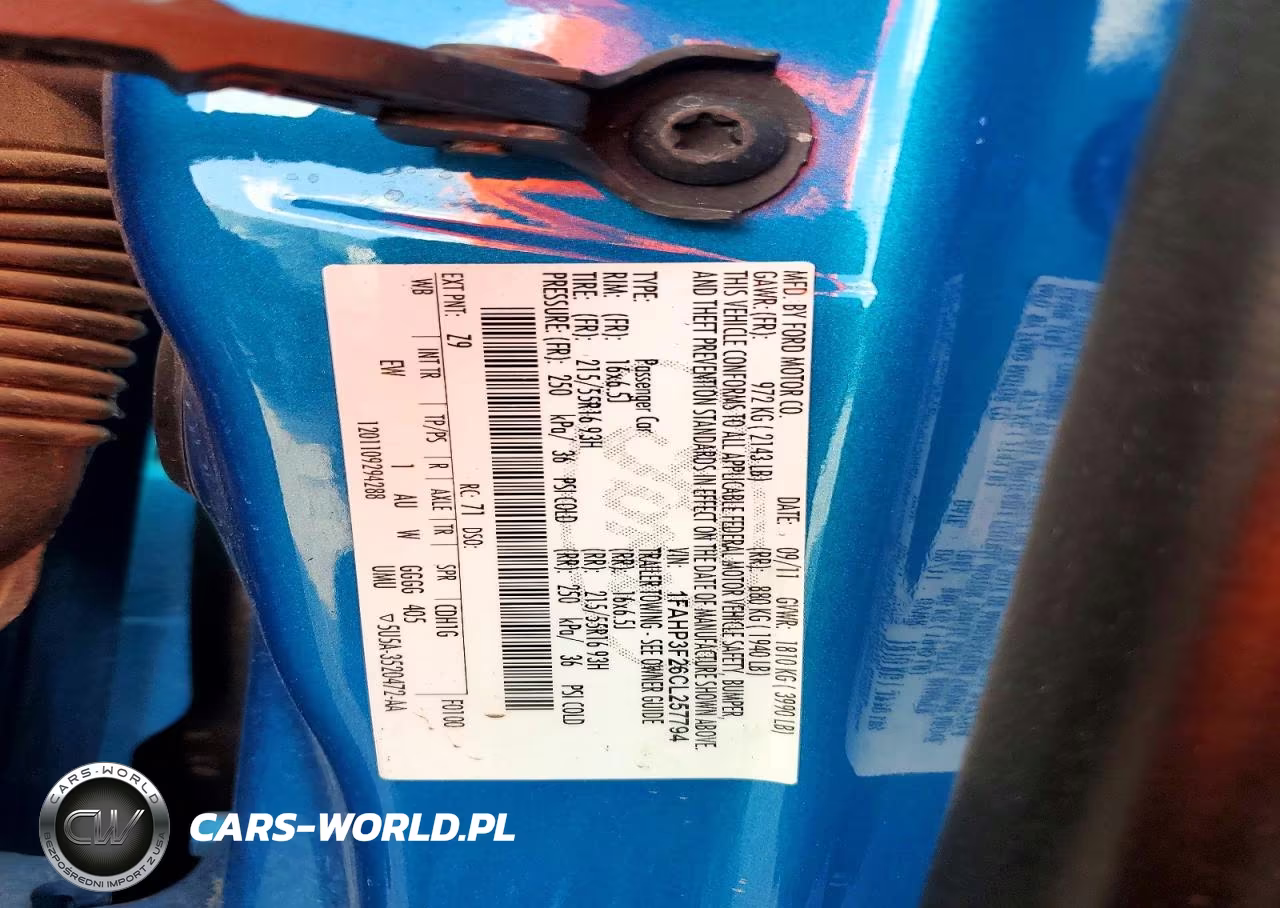 2012 Ford Focus VIN:1FAHP3F26CL257794 - 12