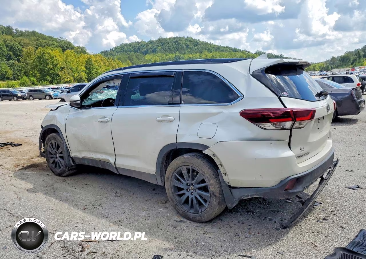 2019 Toyota Highlander Se VIN:5TDJZRFH1KS628662 - 2