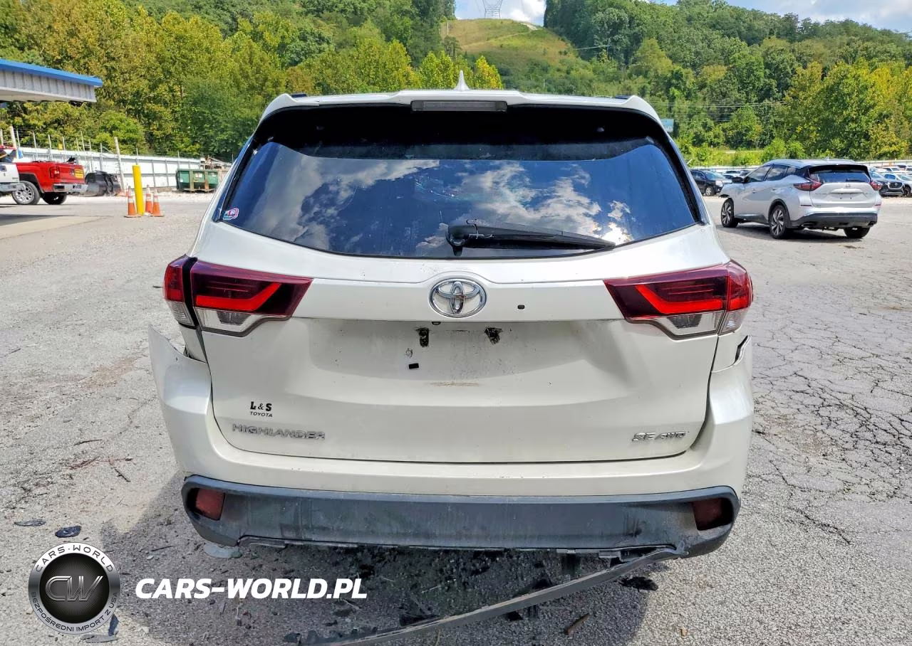 2019 Toyota Highlander Se VIN:5TDJZRFH1KS628662 - 6