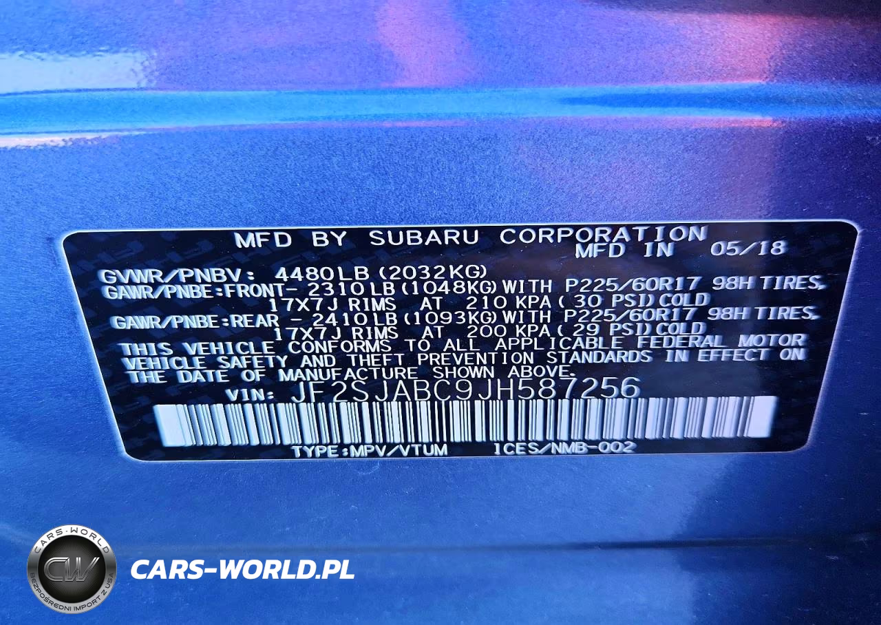 2018 Subaru Forester 2.5I VIN:JF2SJABC9JH587256 - 13