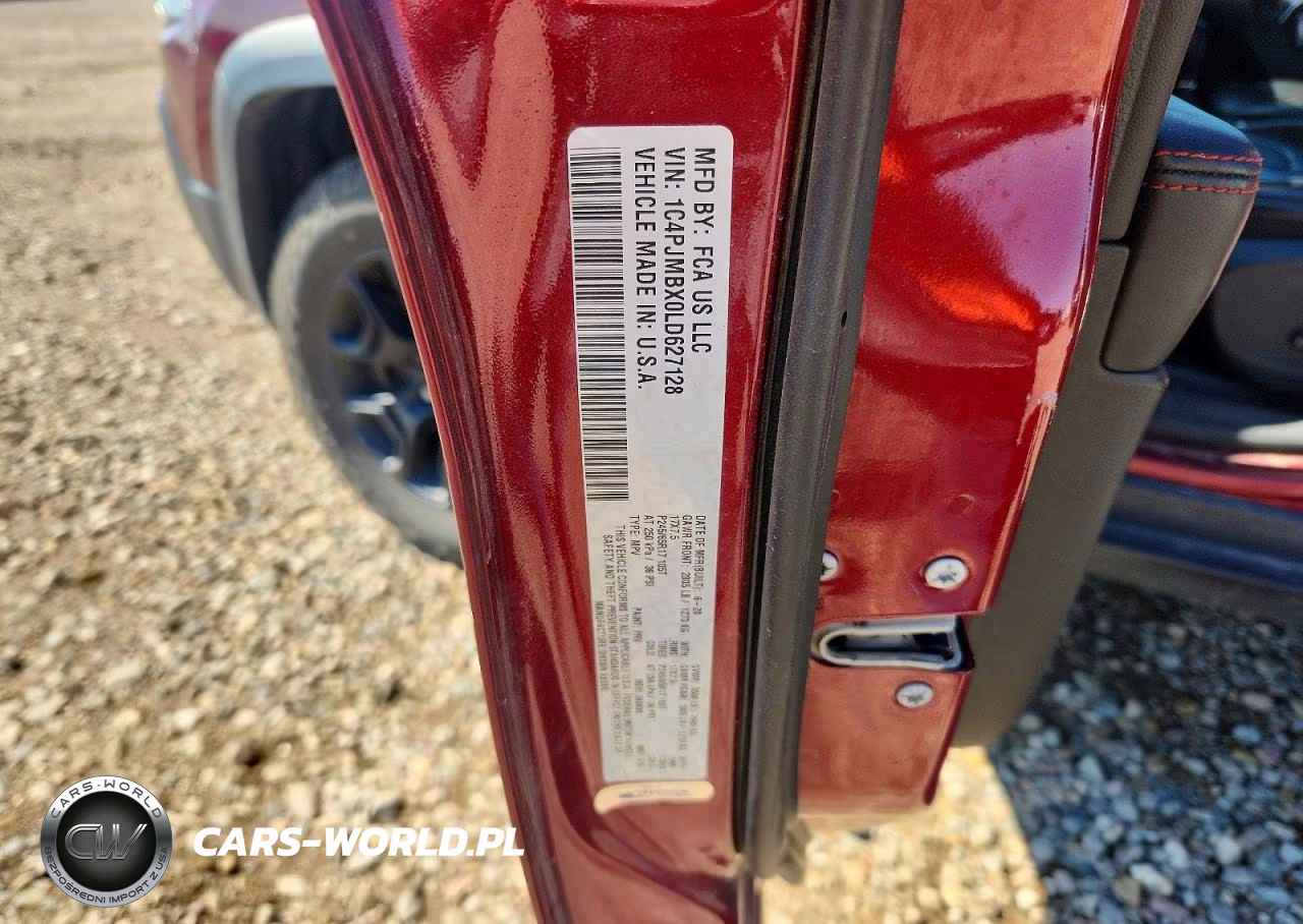 2020 Jeep Cherokee Trailhawk VIN:1C4PJMBX0LD627128 - 13