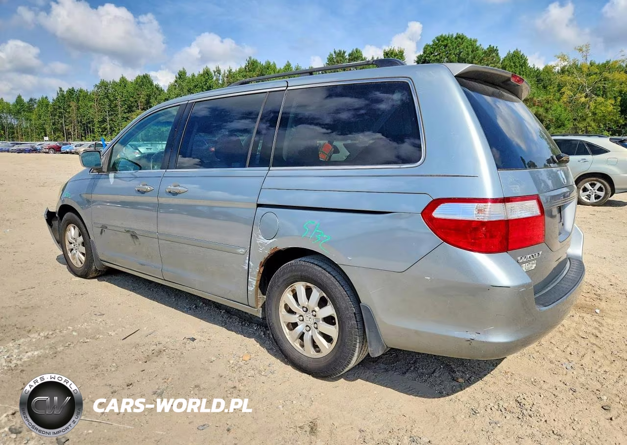 2007 Honda Odyssey Exl VIN:5FNRL38747B034696 - 2