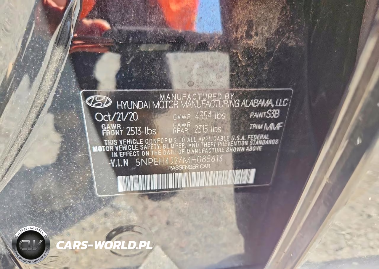 2021 Hyundai Sonata Limited VIN:5NPEH4J27MH085613 - 12