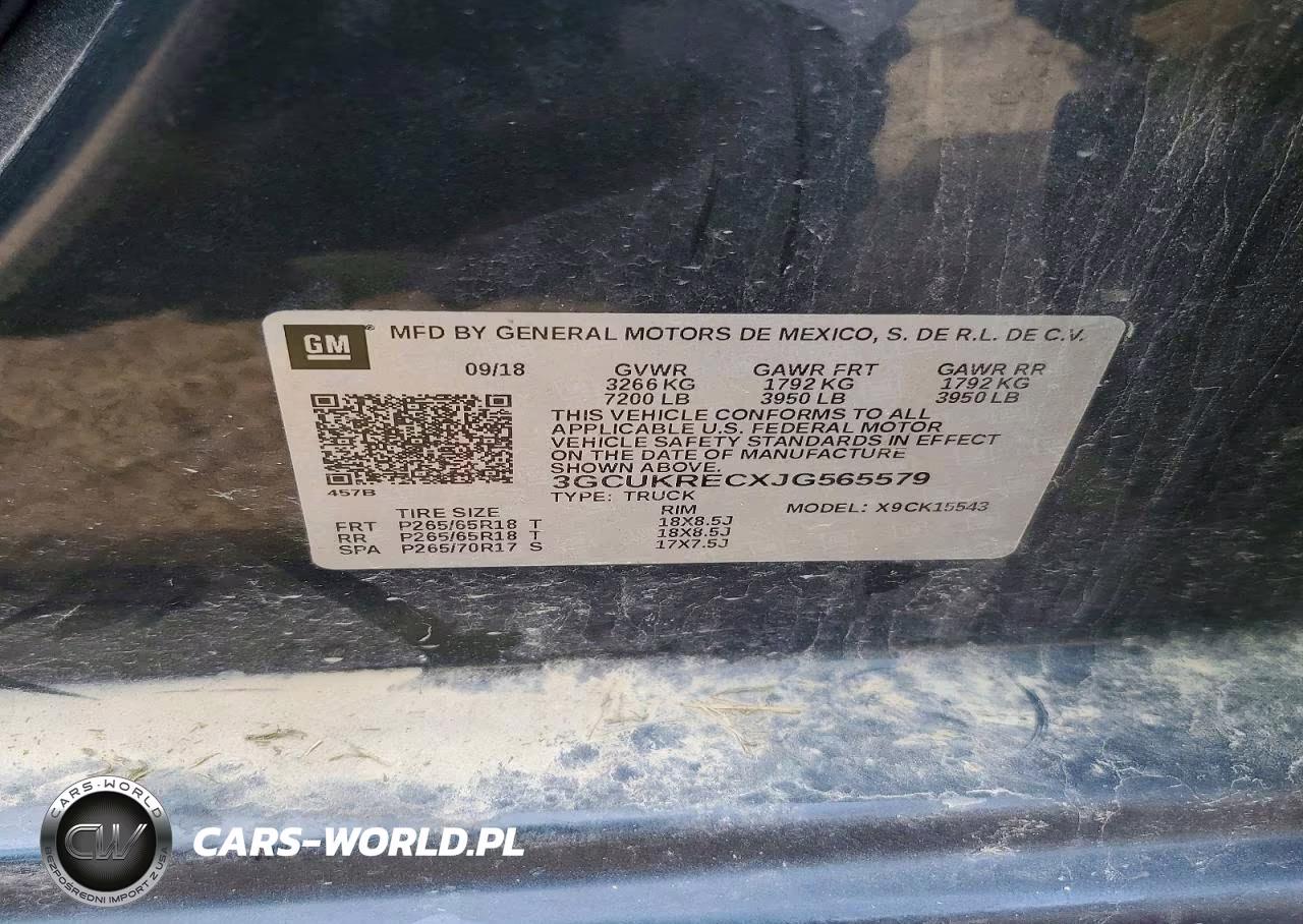 2018 Chevrolet Silverado K1500 Lt VIN:3GCUKRECXJG565579 - 12