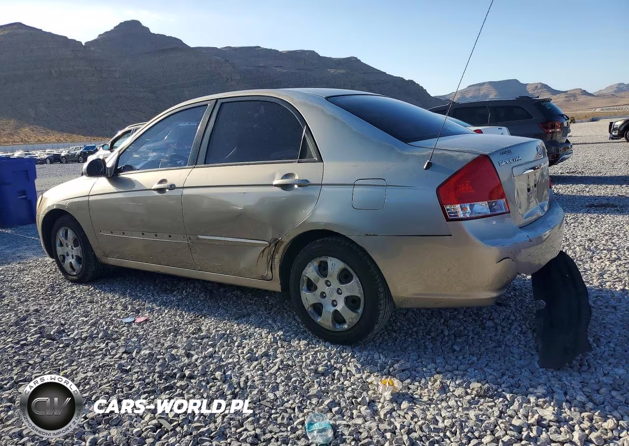 2008 Kia Spectra Lx VIN:KNAFE121X85520290 - 2