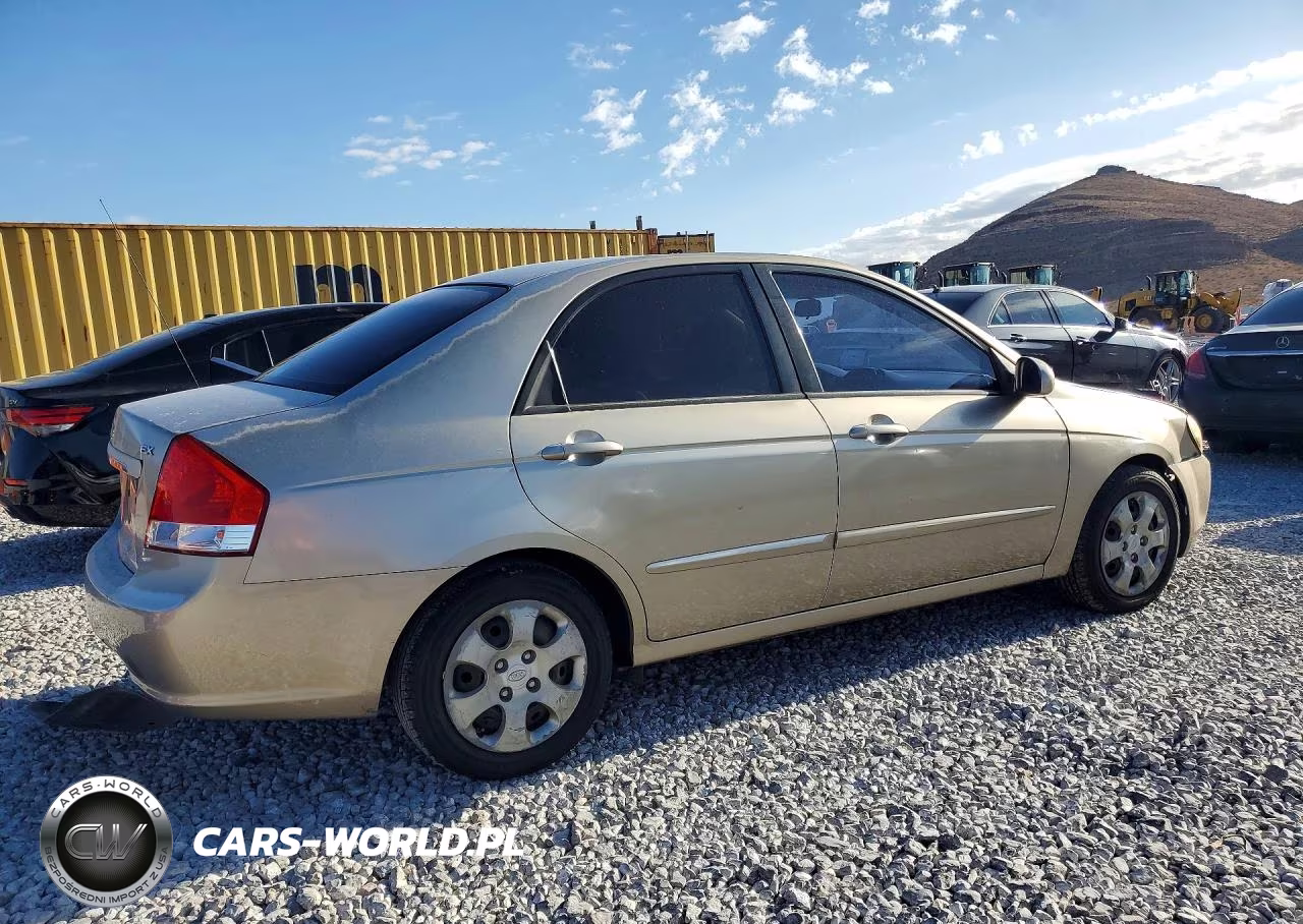 2008 Kia Spectra Lx VIN:KNAFE121X85520290 - 3