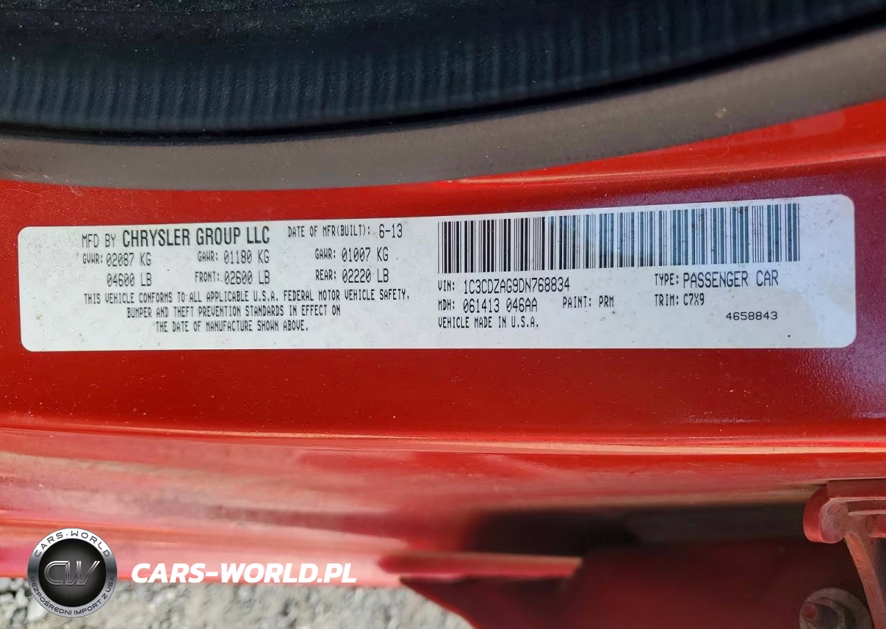 2013 Dodge Avenger Se VIN:1C3CDZAG9DN768834 - 12