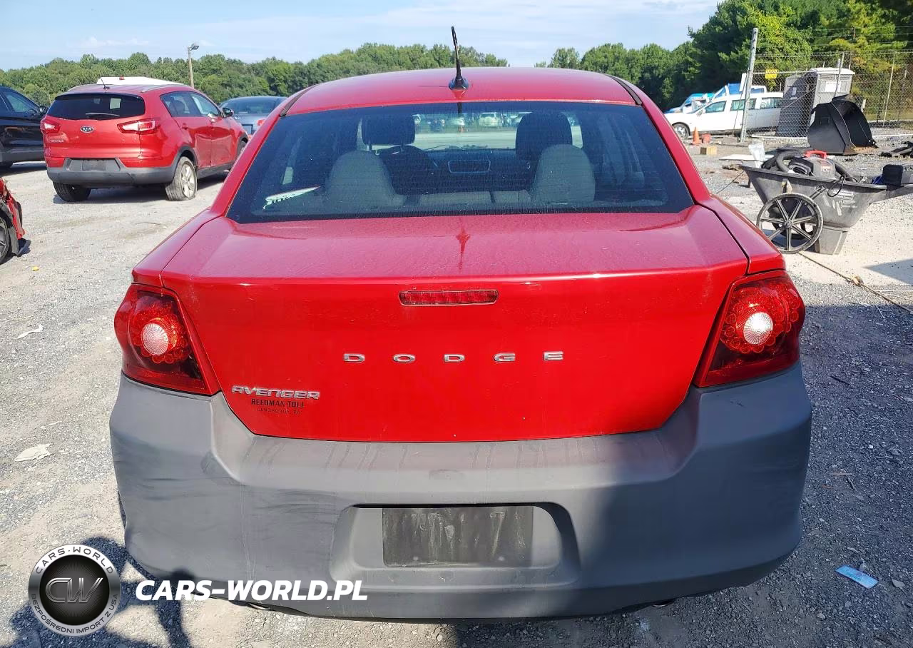 2013 Dodge Avenger Se VIN:1C3CDZAG9DN768834 - 6