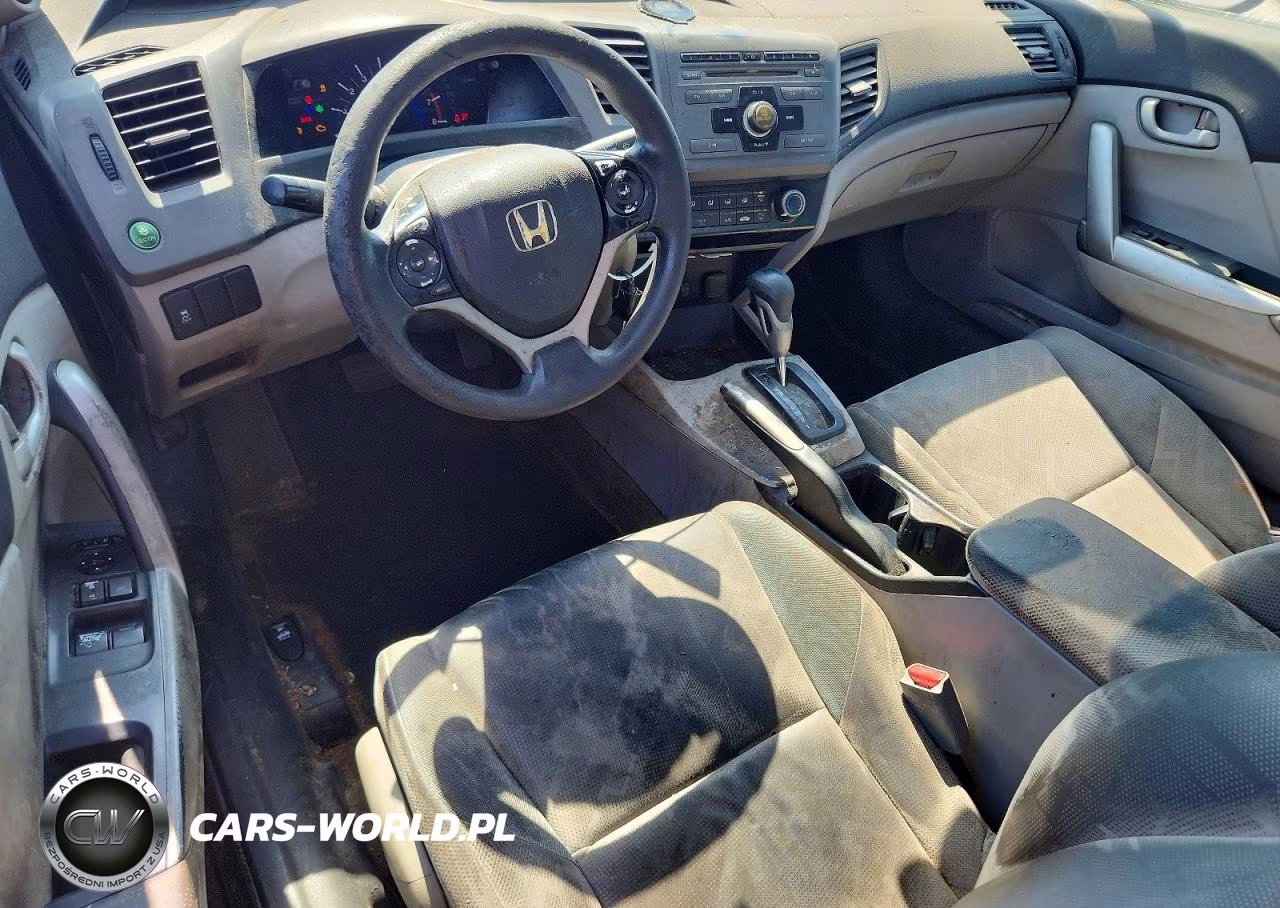 2012 Honda Civic Lx VIN:2HGFG3B58CH504491 - 8