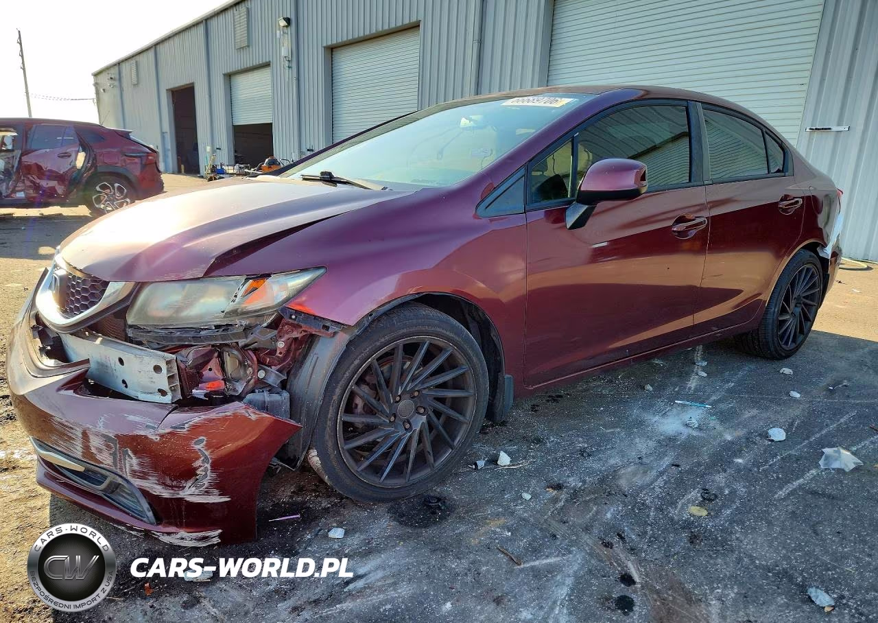 2013 Honda Civic Lx VIN:2HGFB2F59DH555583 - 1
