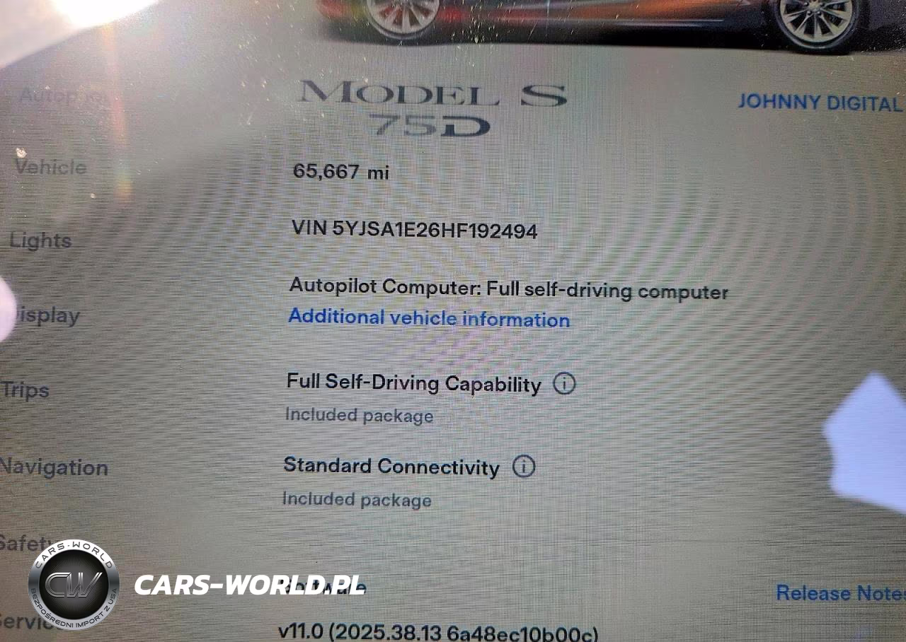 2017 Tesla Model S VIN:5YJSA1E26HF192494 - 9