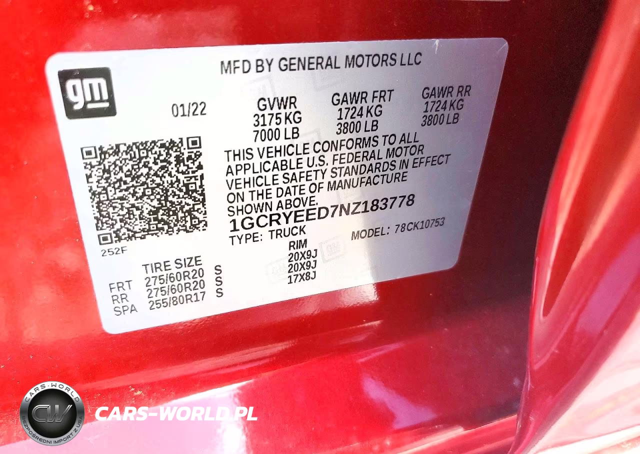 2022 Chevrolet Silverado Ltd K1500 Rst VIN:1GCRYEED7NZ183778 - 12