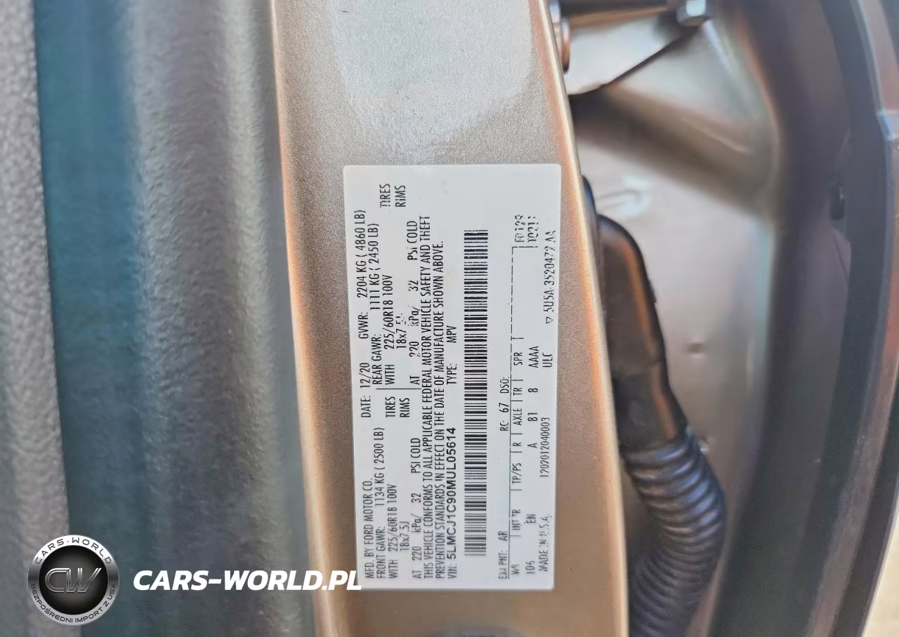 2021 Lincoln Corsair VIN:5LMCJ1C90MUL05614 - 13