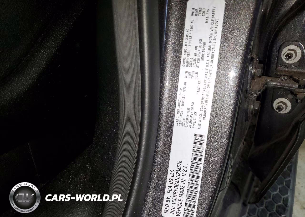 2022 Ram 1500 Big Horn-Lone Star VIN:1C6RRFBG8NN238576 - 12