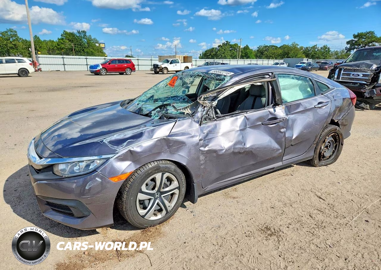 2017 Honda Civic Lx VIN:19XFC2F54HE054596 - 1