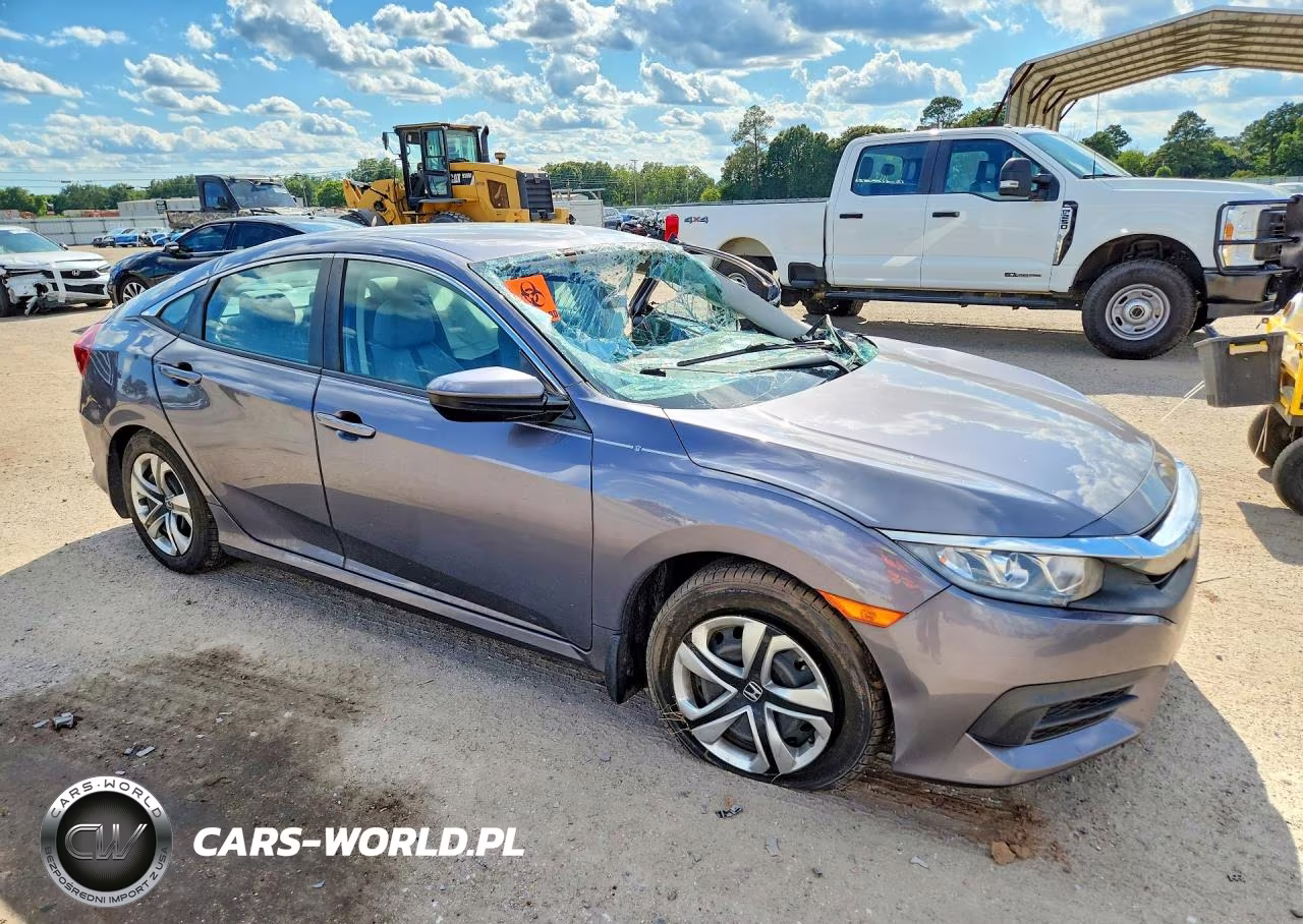 2017 Honda Civic Lx VIN:19XFC2F54HE054596 - 4