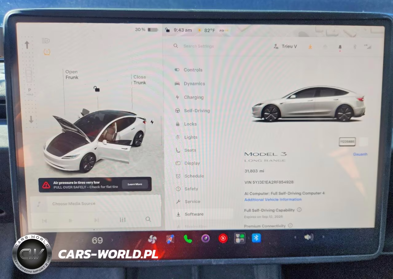 2024 Tesla Model 3 VIN:5YJ3E1EA2RF854928 - 9