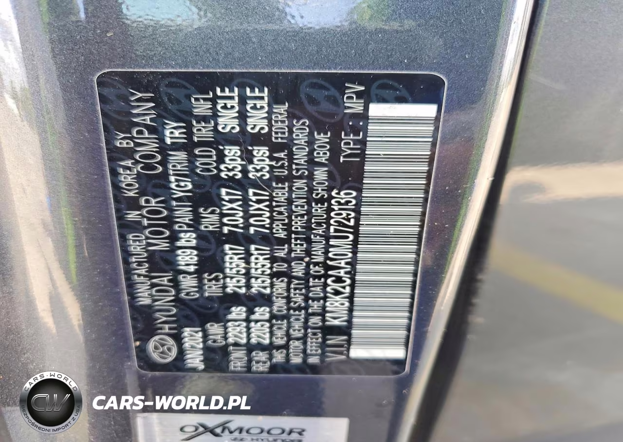 2021 Hyundai Kona Sel VIN:KM8K2CAA0MU729136 - 13