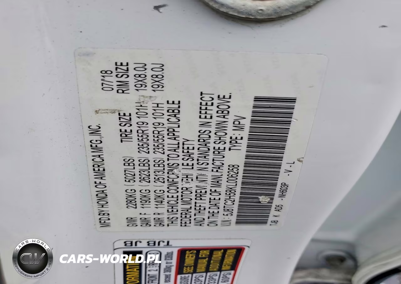 2019 Acura Rdx Technology VIN:5J8TC2H58KL006258 - 13