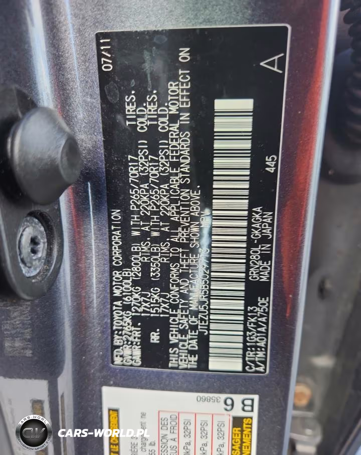 2011 Toyota 4Runner Sr5 VIN:JTEZU5JR5B5029713 - 13