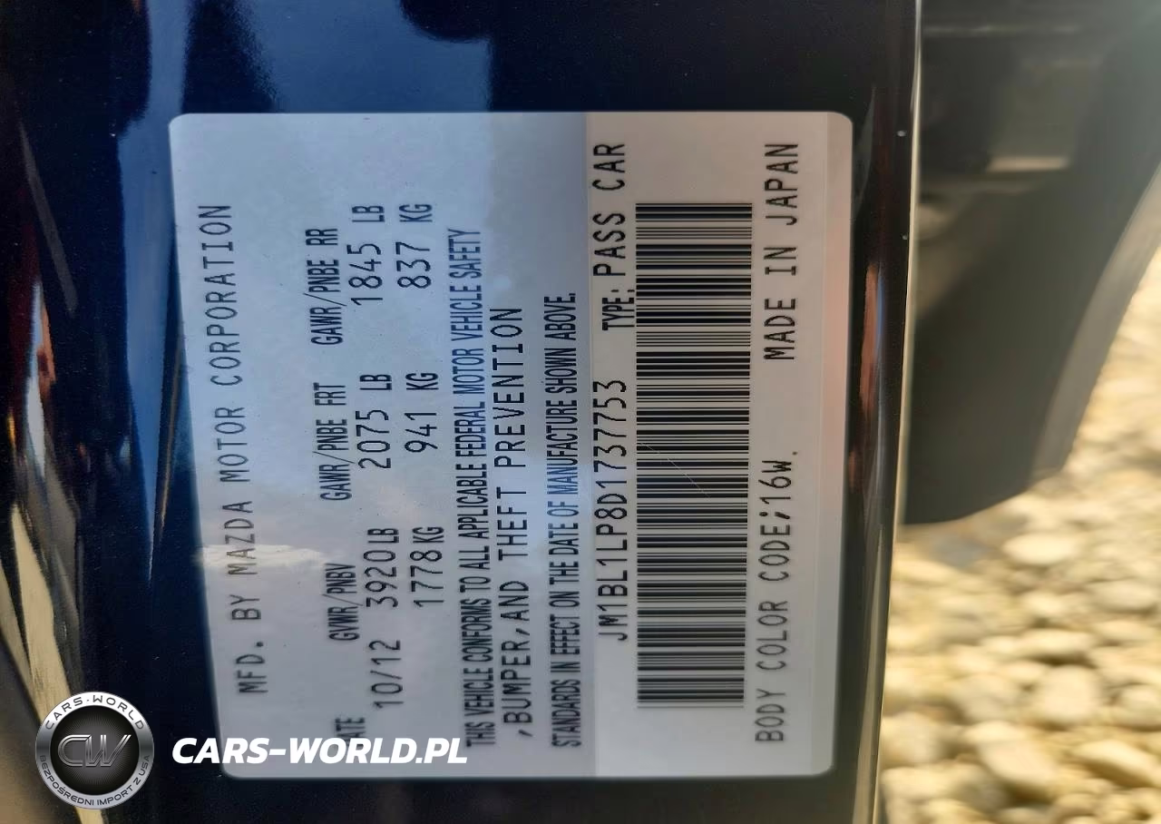 2013 Mazda 3 I VIN:JM1BL1LP8D1737753 - 12