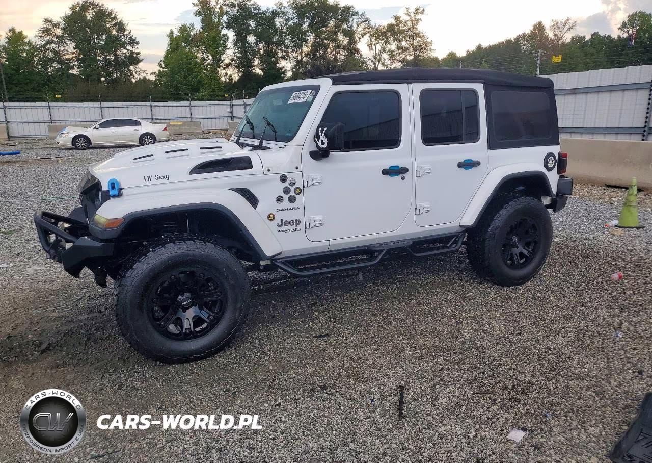 2020 Jeep Wrangler Unlimited Sahara VIN:1C4HJXENXLW323437 - 1