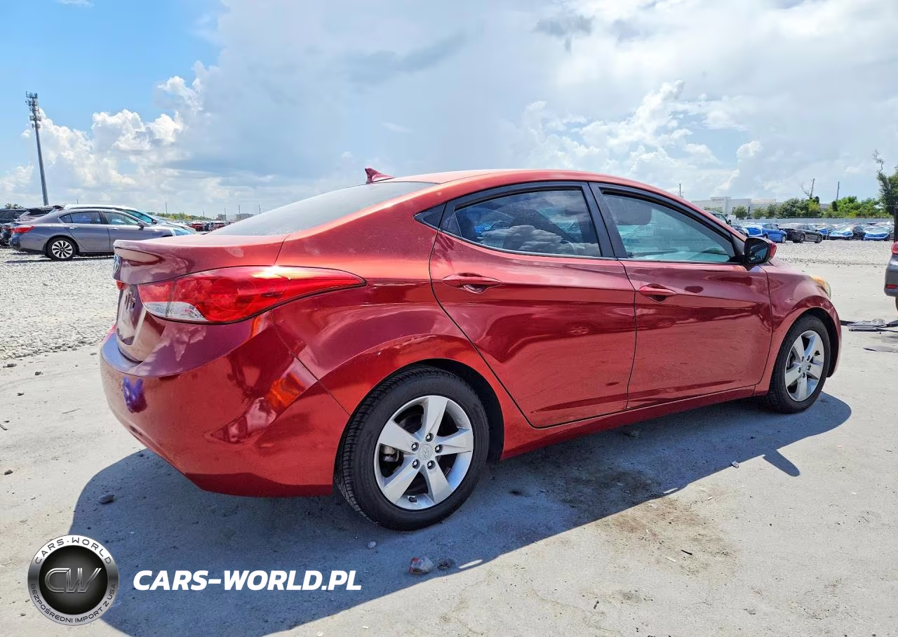 2012 Hyundai Elantra Gls VIN:KMHDH4AE1CU182263 - 3