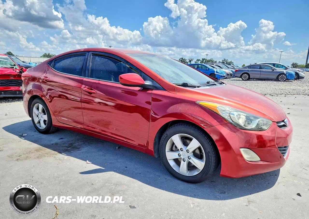 2012 Hyundai Elantra Gls VIN:KMHDH4AE1CU182263 - 4