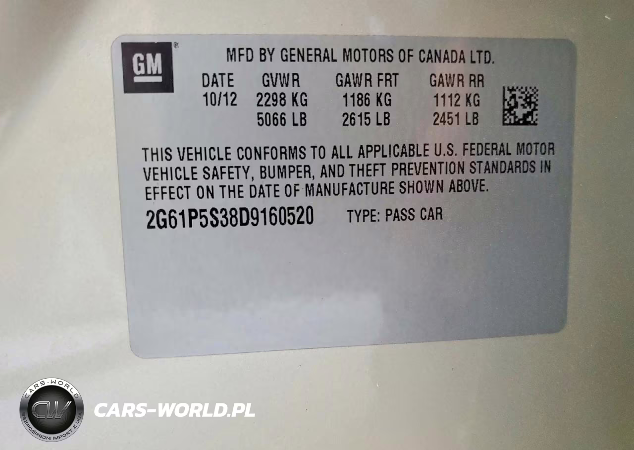 2013 Cadillac Xts Luxury Collection VIN:2G61P5S38D9160520 - 12