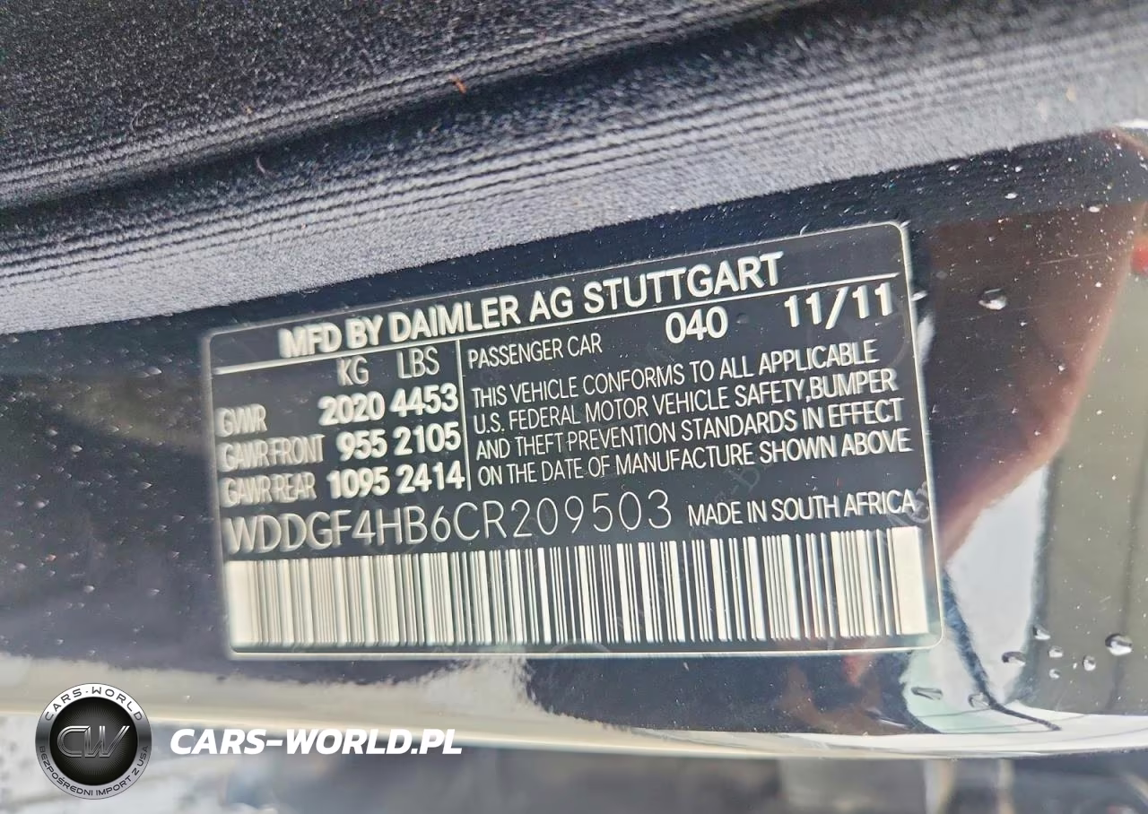 2012 Mercedes-Benz C 250 VIN:WDDGF4HB6CR209503 - 12