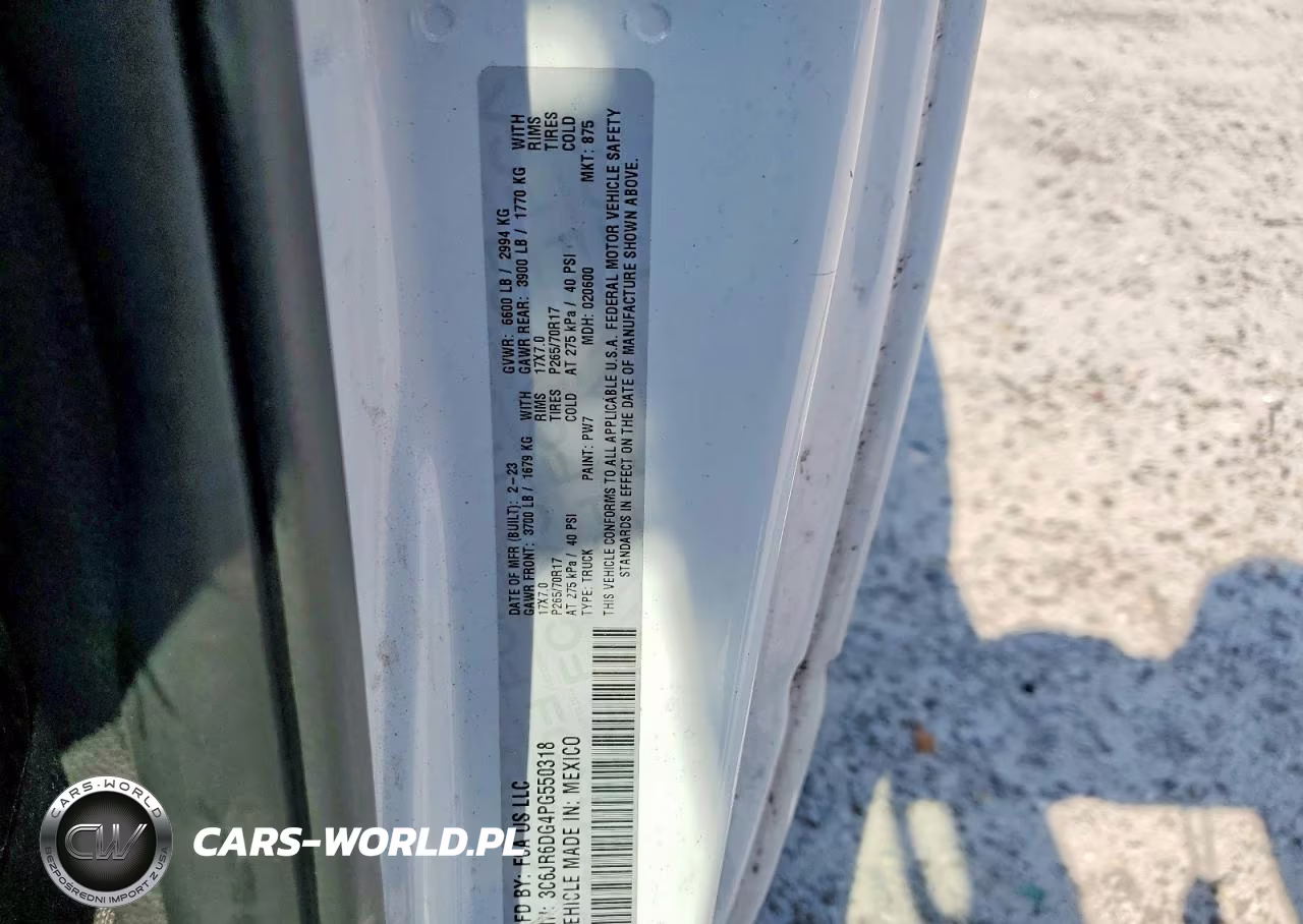 2023 Ram 1500 Classic Tradesman VIN:3C6JR6DG4PG550318 - 13