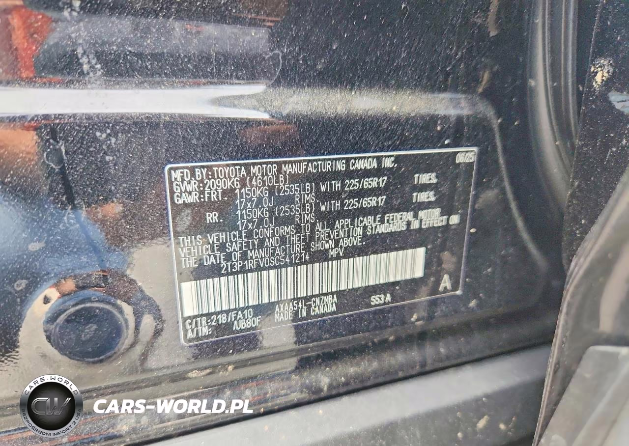 2025 Toyota Rav4 Xle VIN:2T3P1RFV0SC541214 - 13