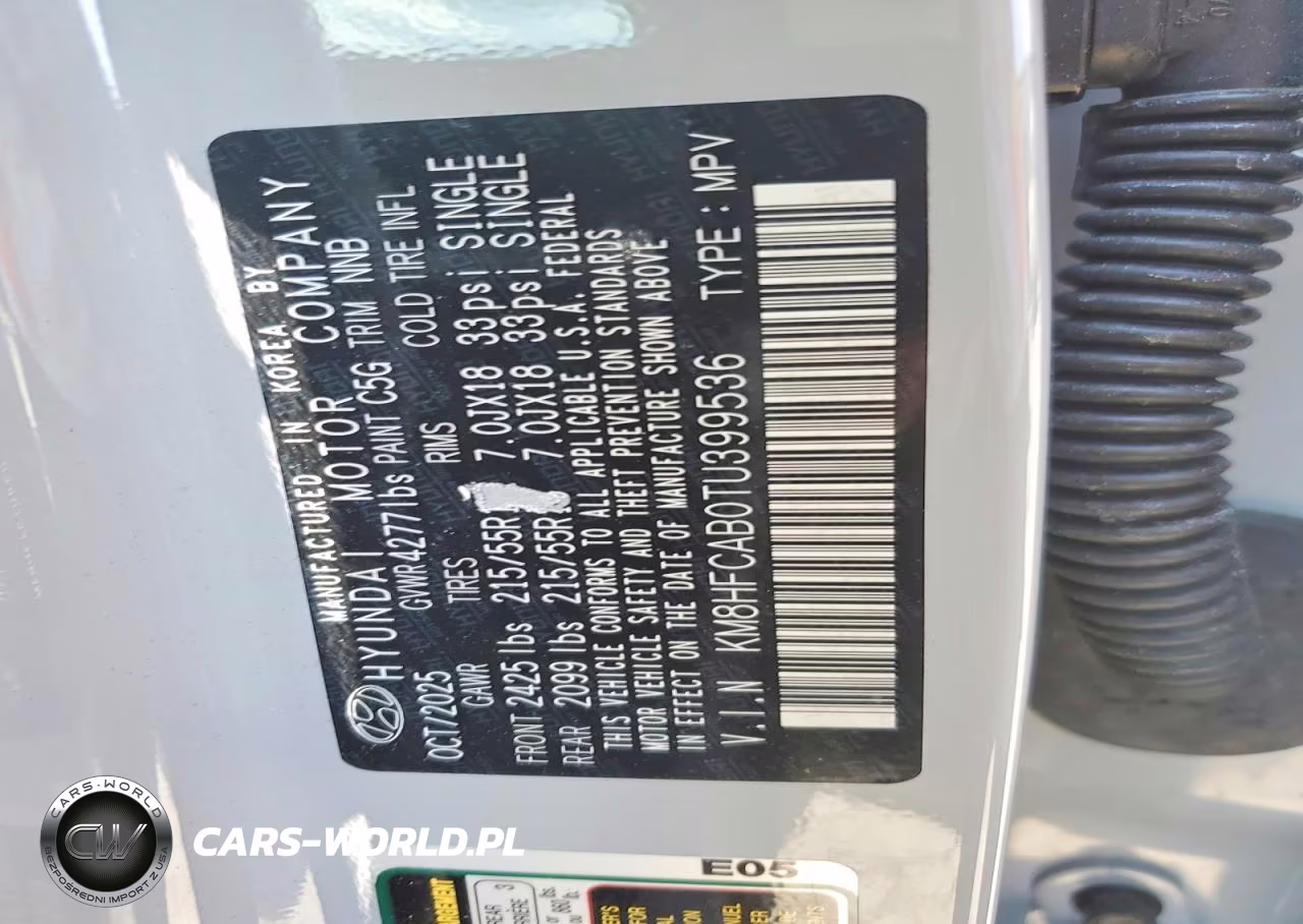 2026 Hyundai Kona Sel Sport VIN:KM8HFCAB0TU399536 - 13