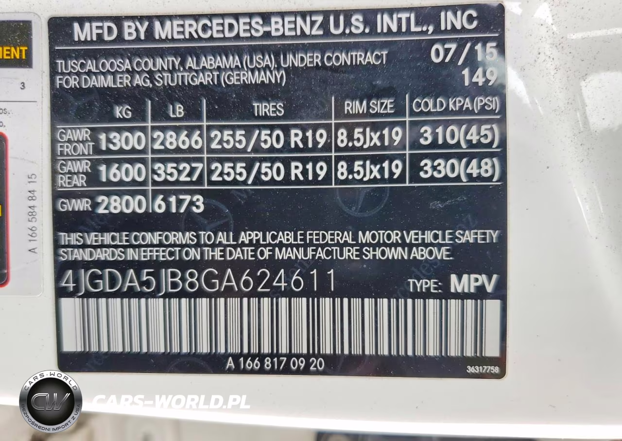 2016 Mercedes-Benz Gle 350 VIN:4JGDA5JB8GA624611 - 13
