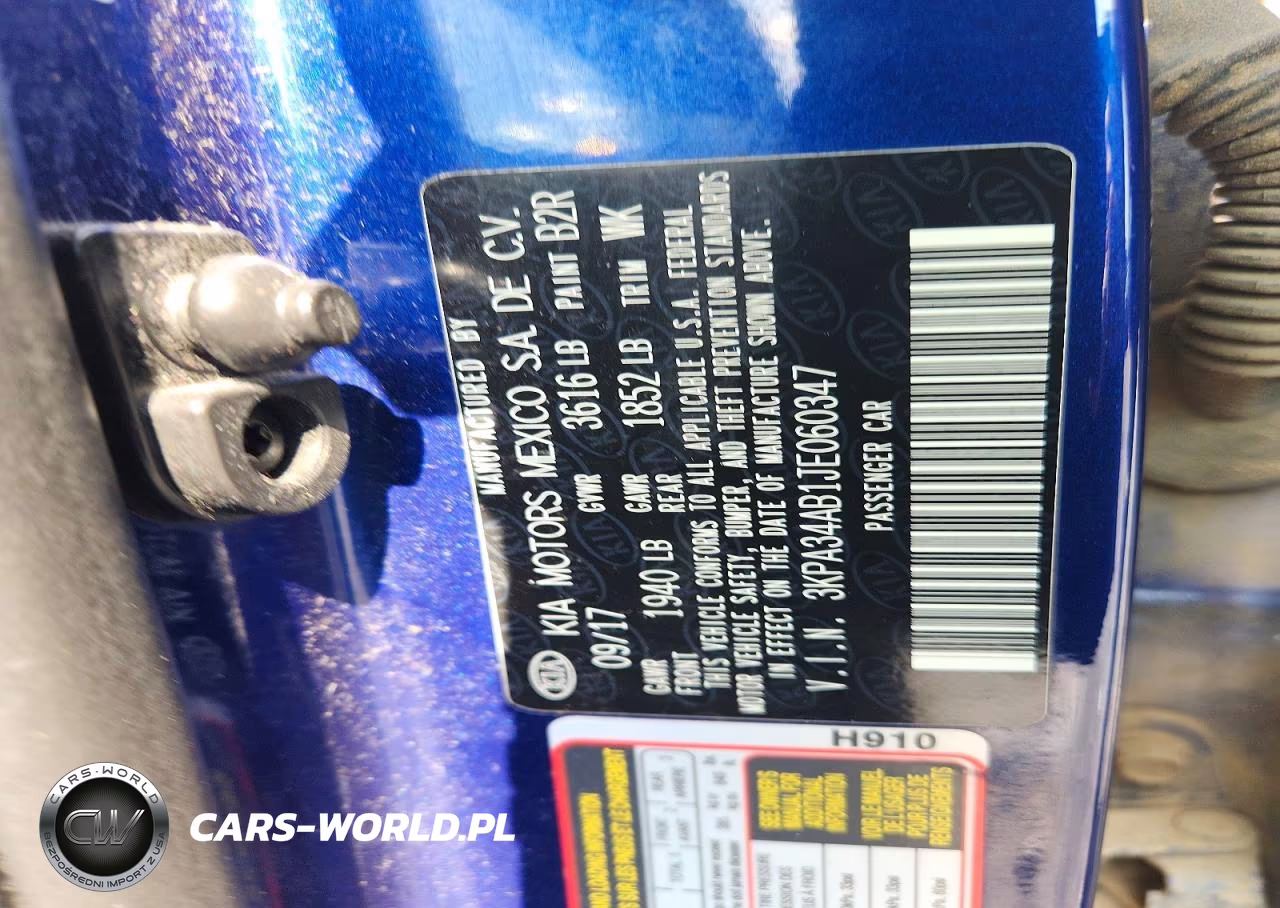 2018 Kia Rio Ex VIN:3KPA34AB1JE060347 - 12