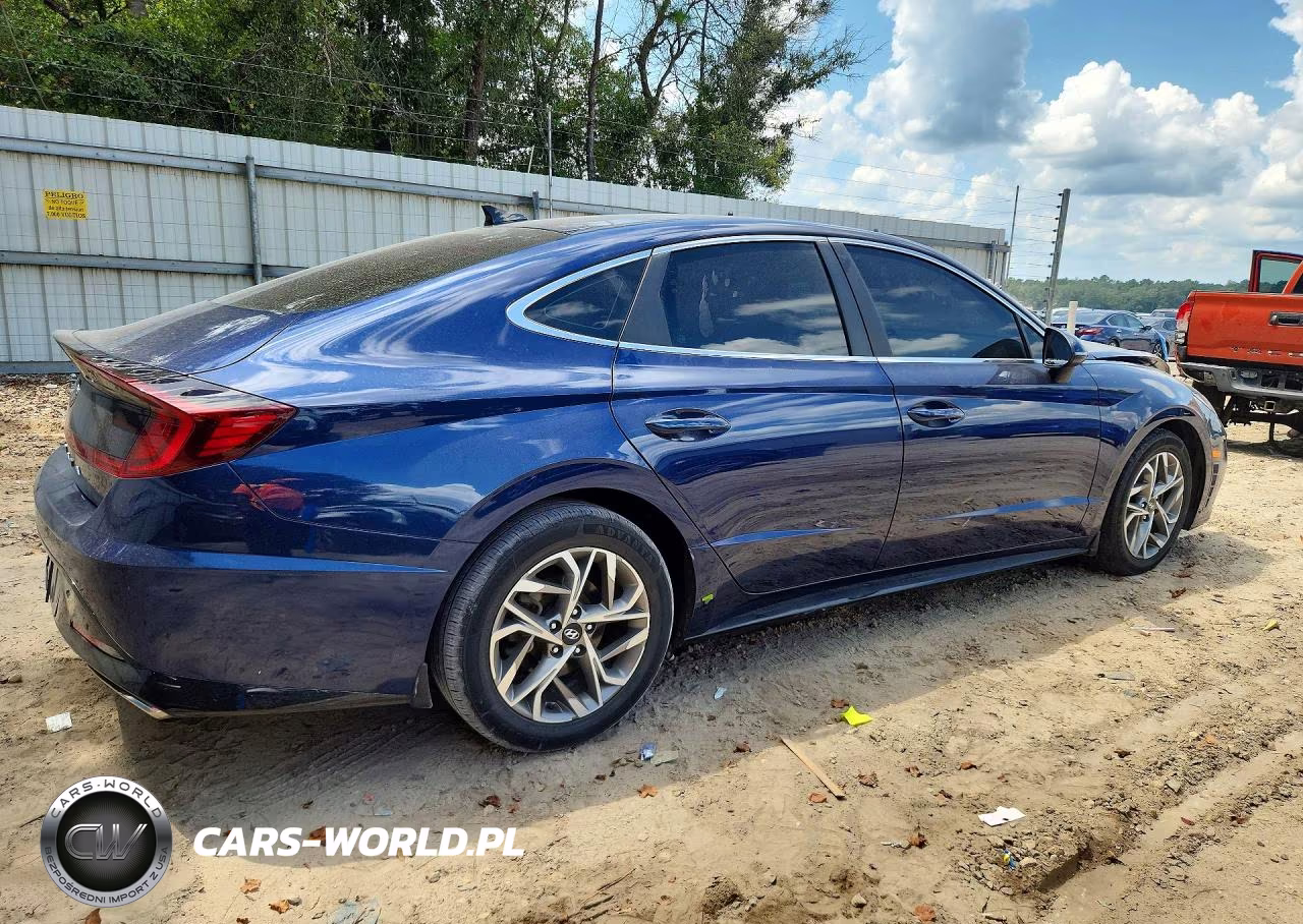 2021 Hyundai Sonata Sel VIN:5NPEL4JA6MH128649 - 3