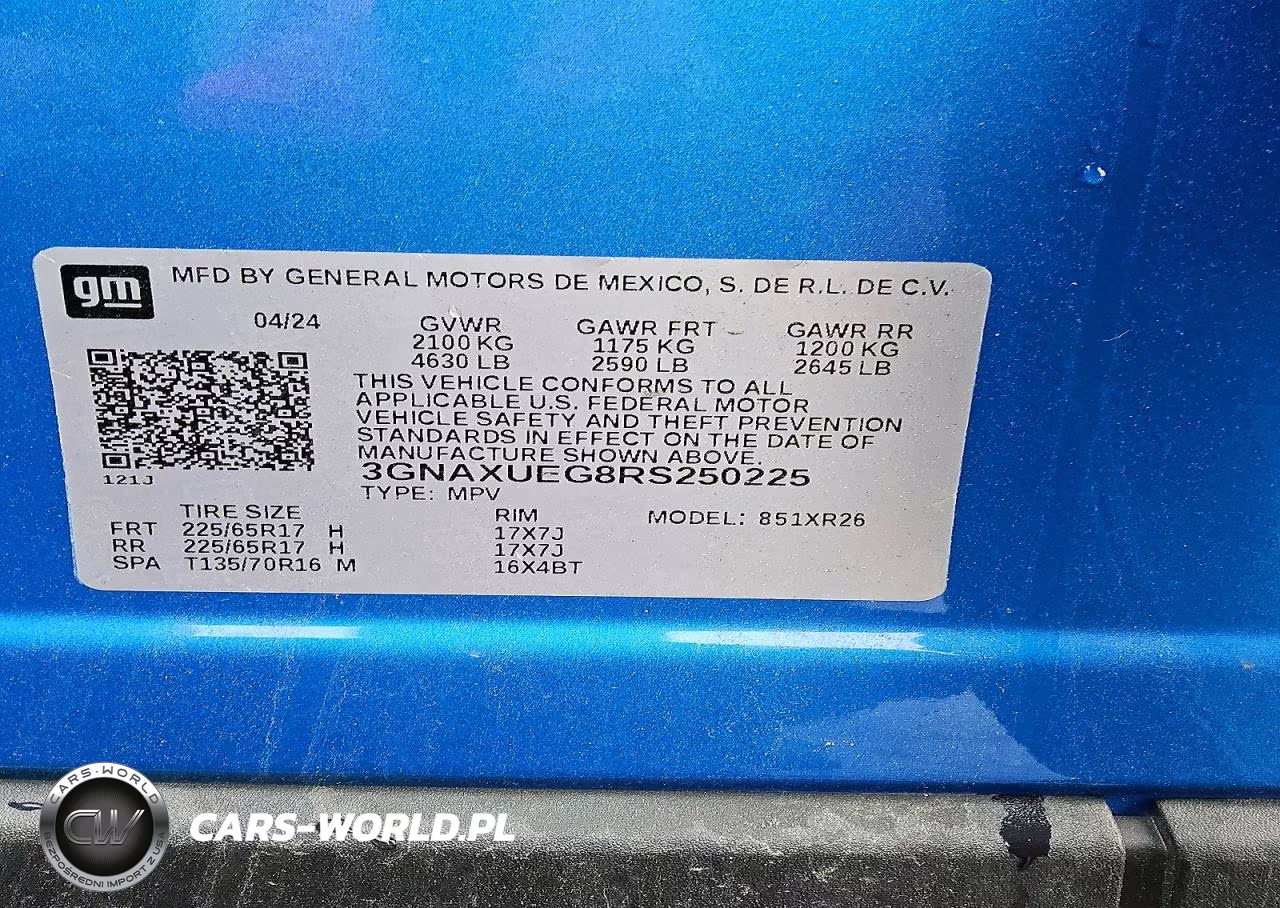 2024 Chevrolet Equinox Lt VIN:3GNAXUEG8RS250225 - 13