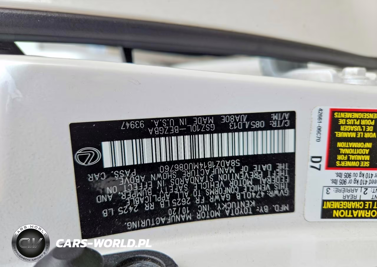 2021 Lexus Es 350 Base VIN:58ADZ1B14MU086760 - 12