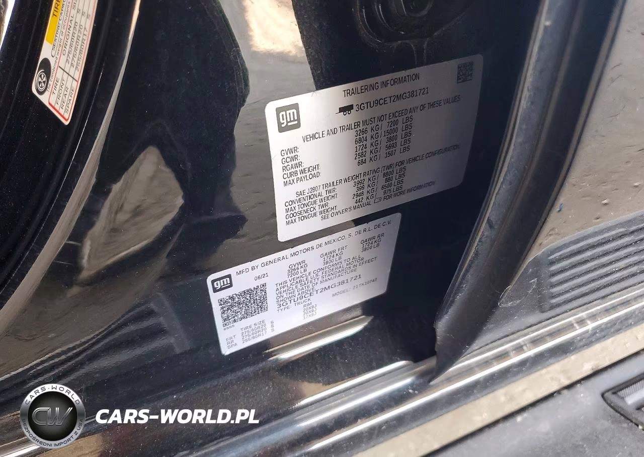 2021 GMC Sierra K1500 Elevation VIN:3GTU9CET2MG381721 - 12