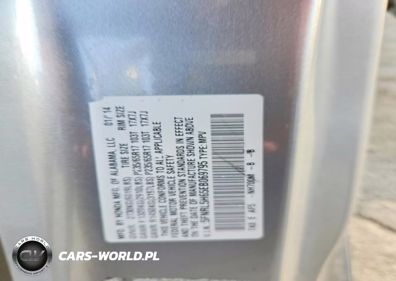 2014 Honda Odyssey Exl VIN:5FNRL5H65EB069795 - 13