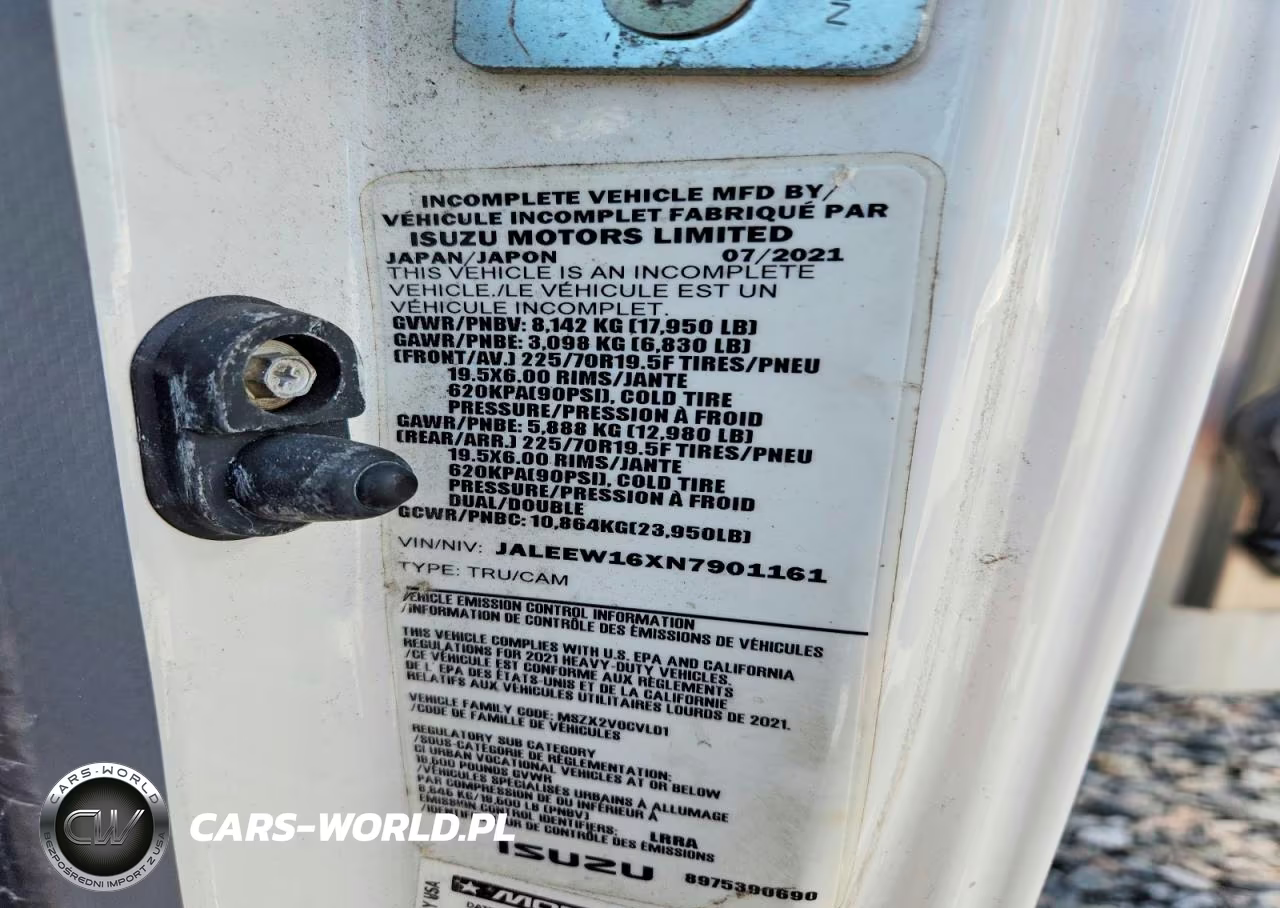 2022 Chevrolet 5500Xd Refrigerated Box Truck VIN:JALEEW16XN7901161 - 13