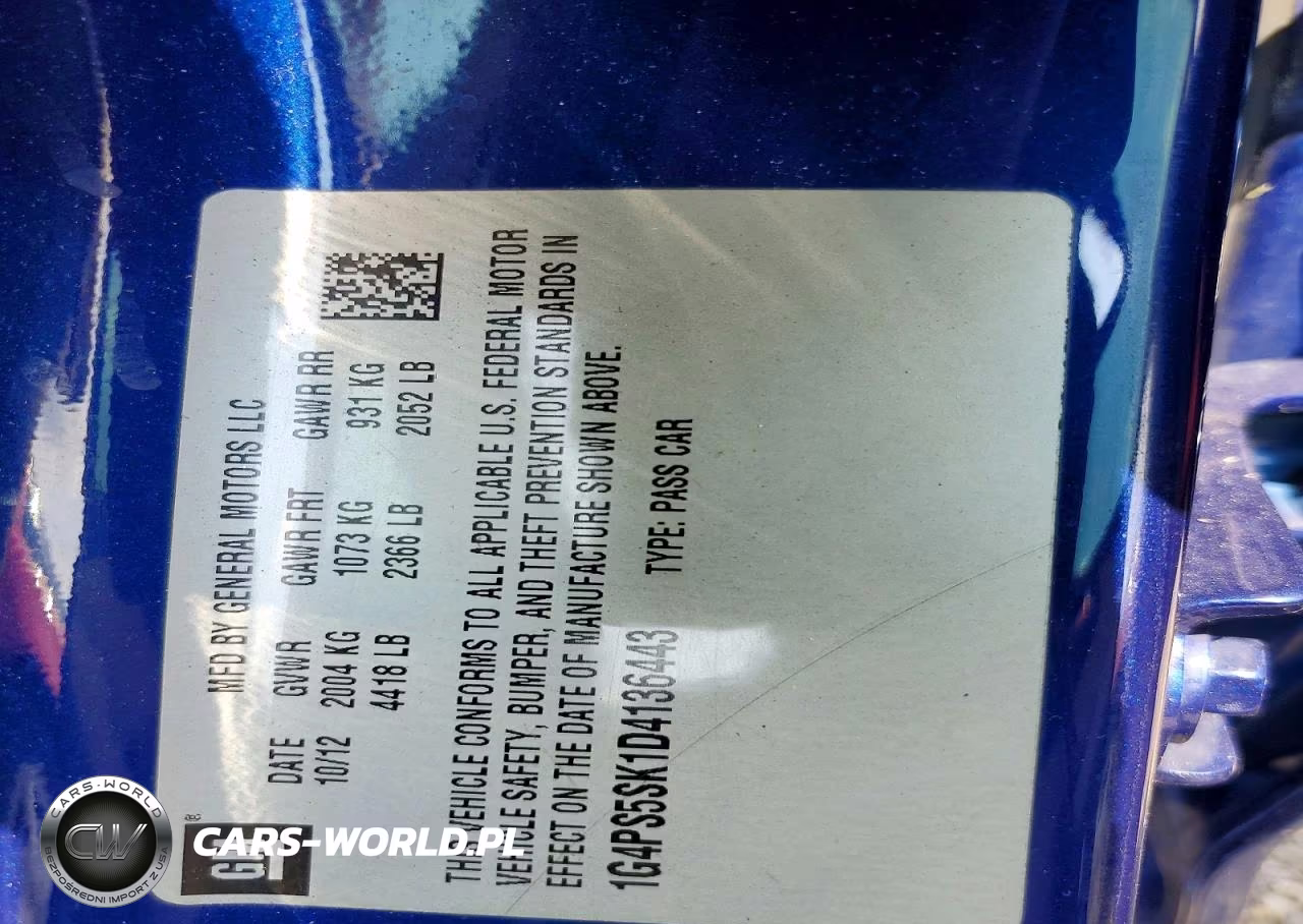2013 Buick Verano VIN:1G4PS5SK1D4136443 - 12