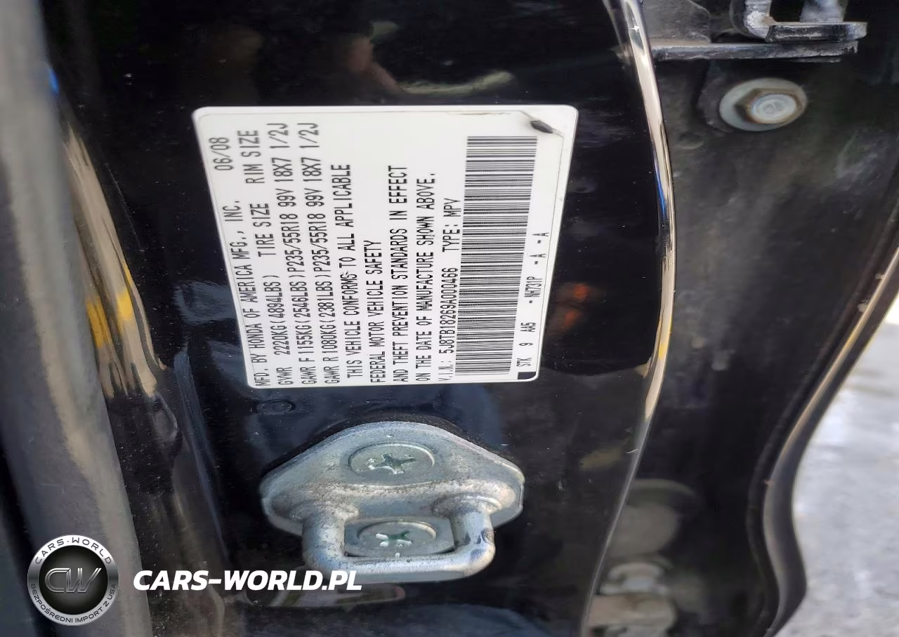 2009 Acura Rdx VIN:5J8TB18269A000466 - 14