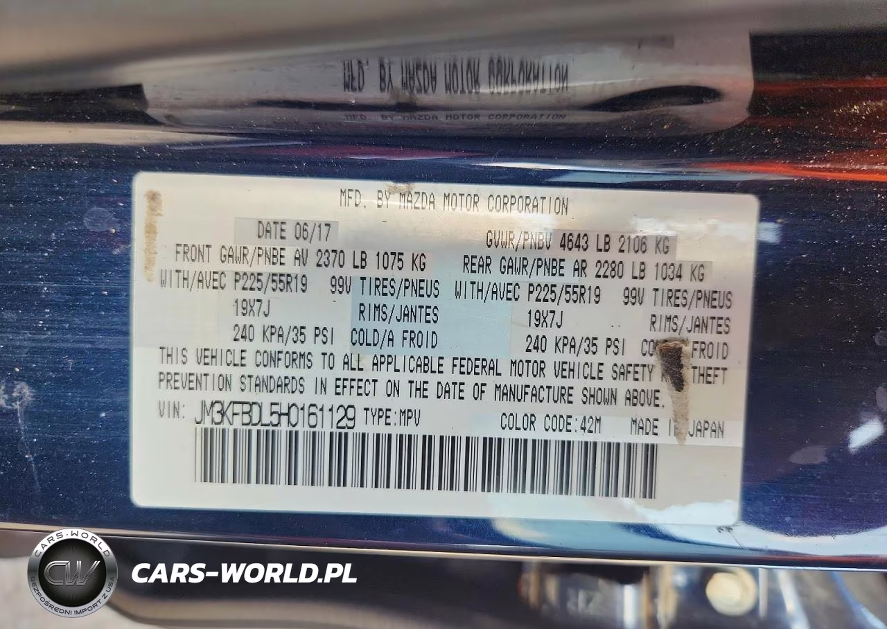 2017 Mazda Cx-5 Grand Touring VIN:JM3KFBDL5H0161129 - 13