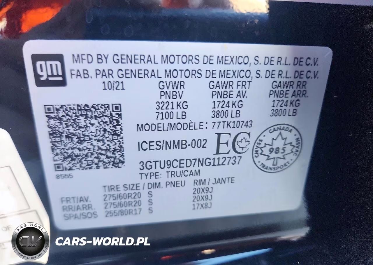 2022 GMC Sierra Limited K1500 Elevation VIN:3GTU9CED7NG112737 - 12