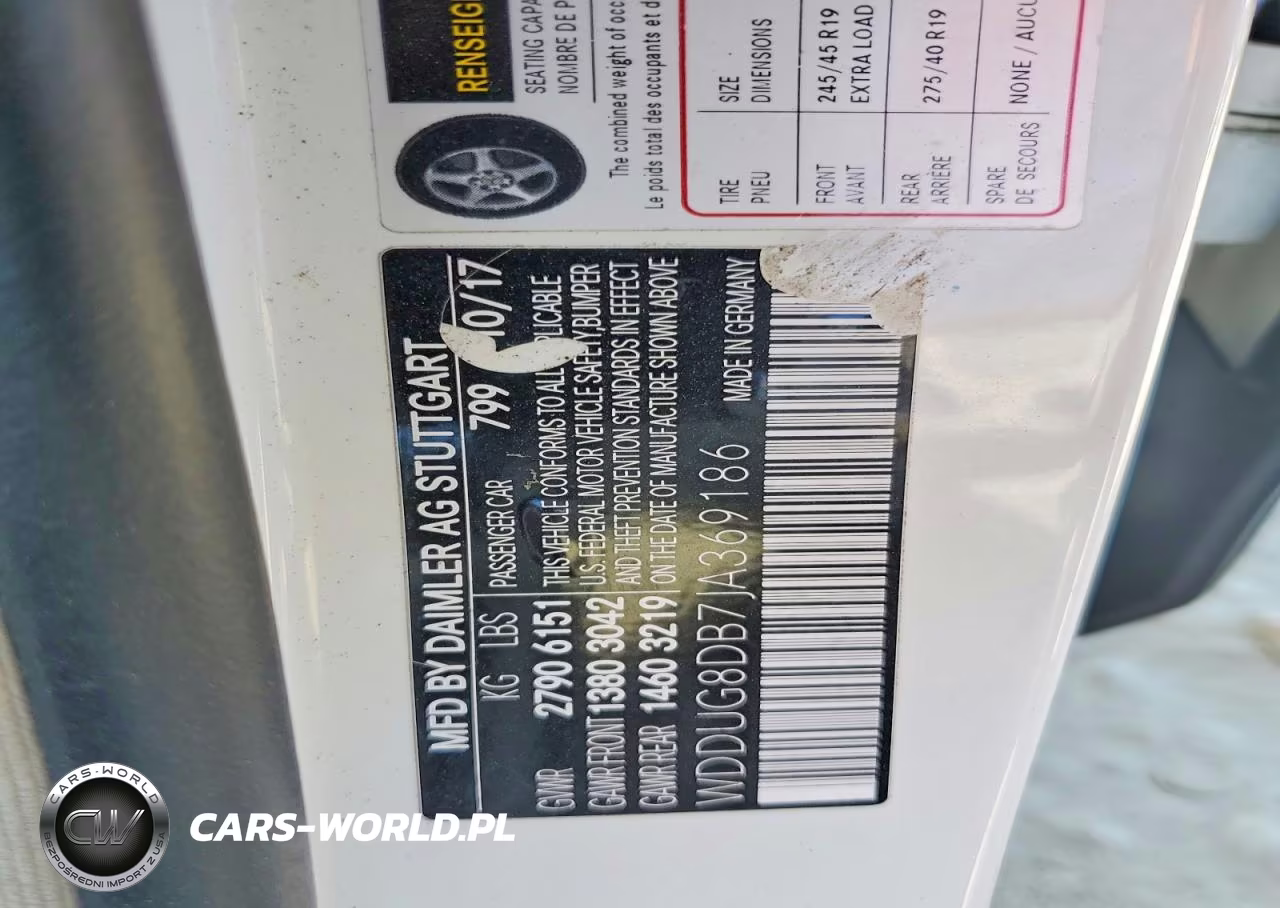 2018 Mercedes-Benz S 560 VIN:WDDUG8DB7JA369186 - 12