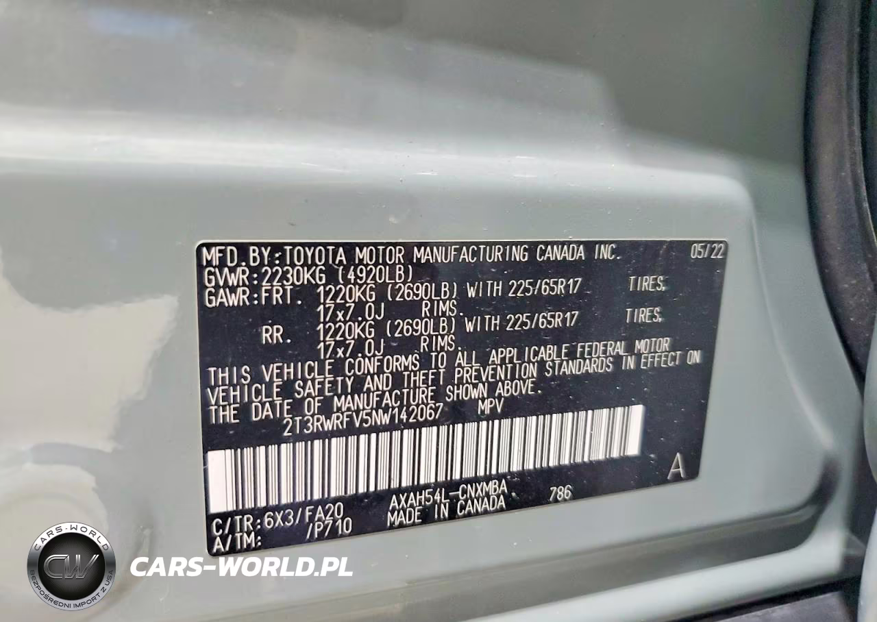 2022 Toyota Rav4 Xle VIN:2T3RWRFV5NW142067 - 12