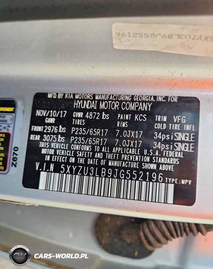 2018 Hyundai Santa Fe Sport 2.4L VIN:5XYZU3LB9JG552196 - 13