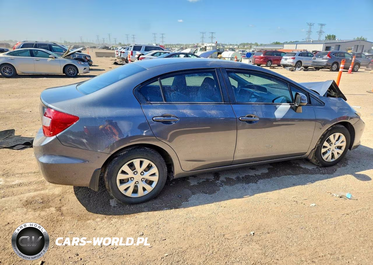 2012 Honda Civic Lx VIN:19XFB2F55CE003541 - 3