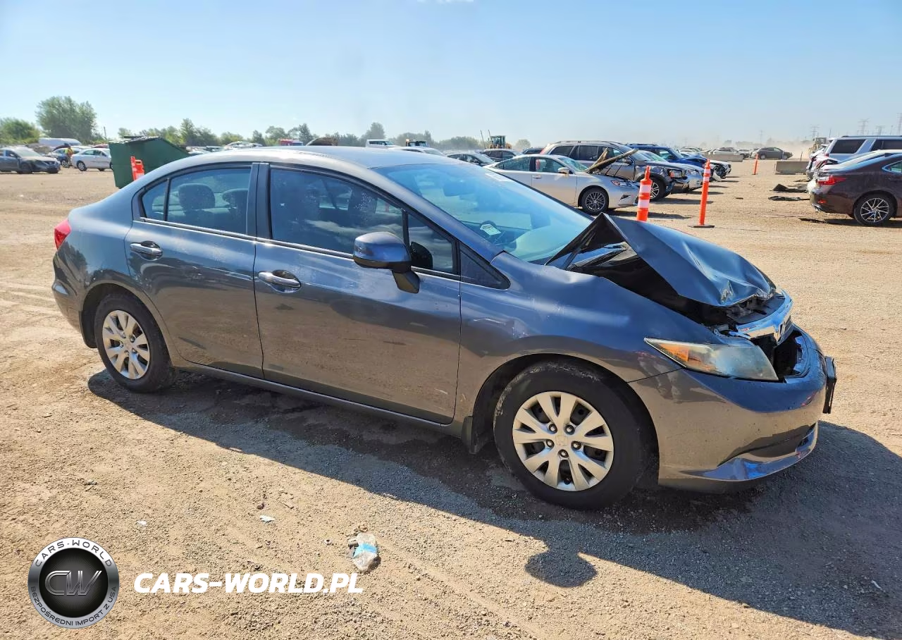2012 Honda Civic Lx VIN:19XFB2F55CE003541 - 4
